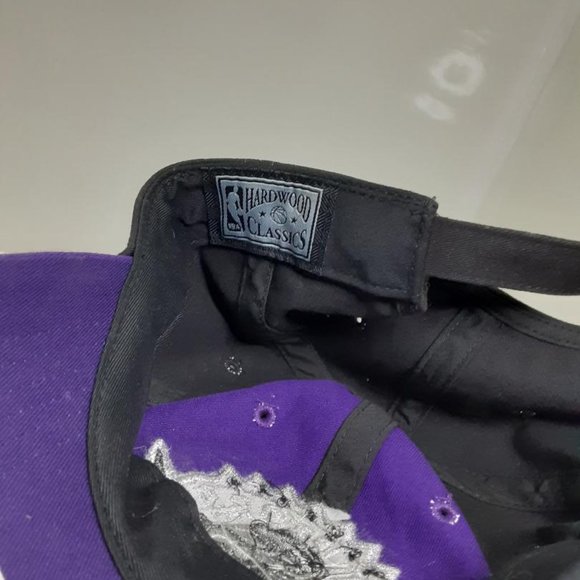 2015 NBA Toronto Raptors Hat Retro Purple Sparkle Women Adjustable Rare NWT - Picture 5 of 6